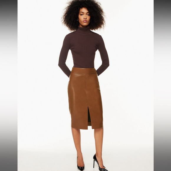 Babaton Pegu Skirt Cognac - Picture 3 of 3